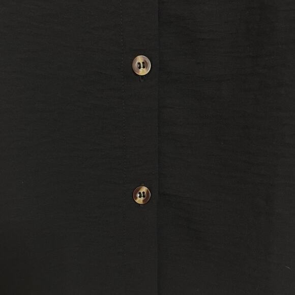 Roskiki Ruffled Black Shirt - Picture 6 of 9